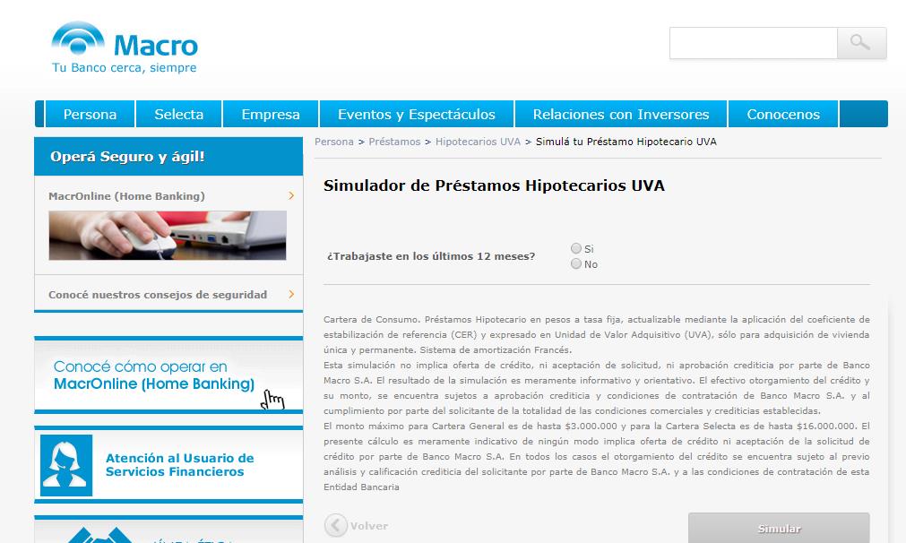 Créditos hipotecarios UVA - Préstamos UVA